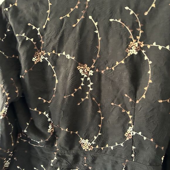 90s Vintage Office Siren Button Up Top Small Celestial Grunge Whimsigoth Fall - Picture 3 of 8